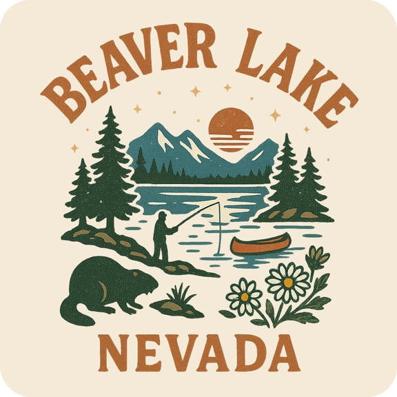 Beaver Lake Nevada Keepsakes Souvenir Vinyl Sticker – Destination Travel Keepsake Collectible (3-Inches Wide)