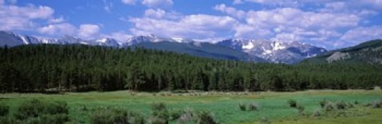 Beaver Meadows Rocky Mountain National Park CO USA Canvas Art - Panoramic Images (36 x 12)