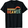 thumbnail image 1 of Beaver Retro Vintage 80s Style T-Shirt, 1 of 3