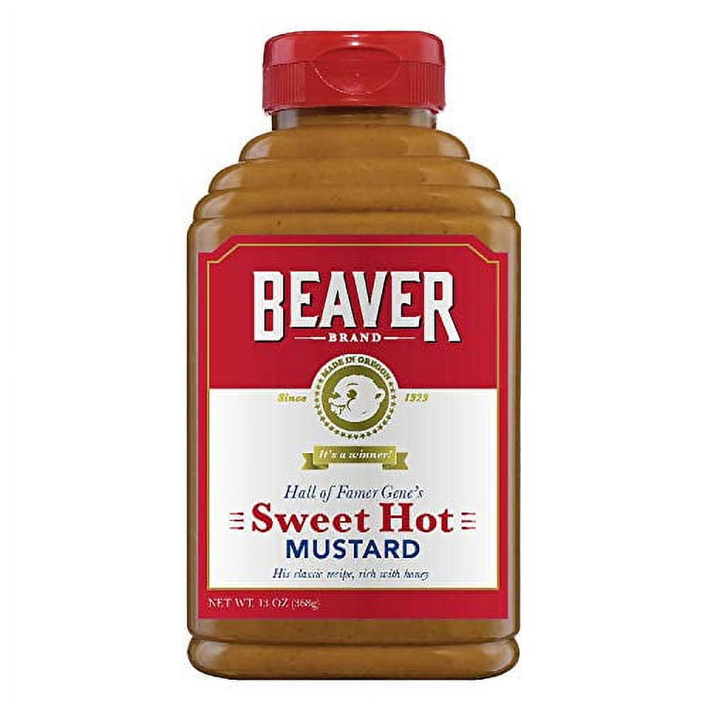 Beaver Sweet Hot Mustard, 13 Ounce Squeeze Bottle (Pack of 6) - Walmart.com