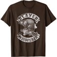 thumbnail image 1 of Beaver Whisperer Spirit Animal Funny Love Unisex T-Shirt for Men Women Kids Toddler,Dark Chocolate Color,Size 5XL, 1 of 5