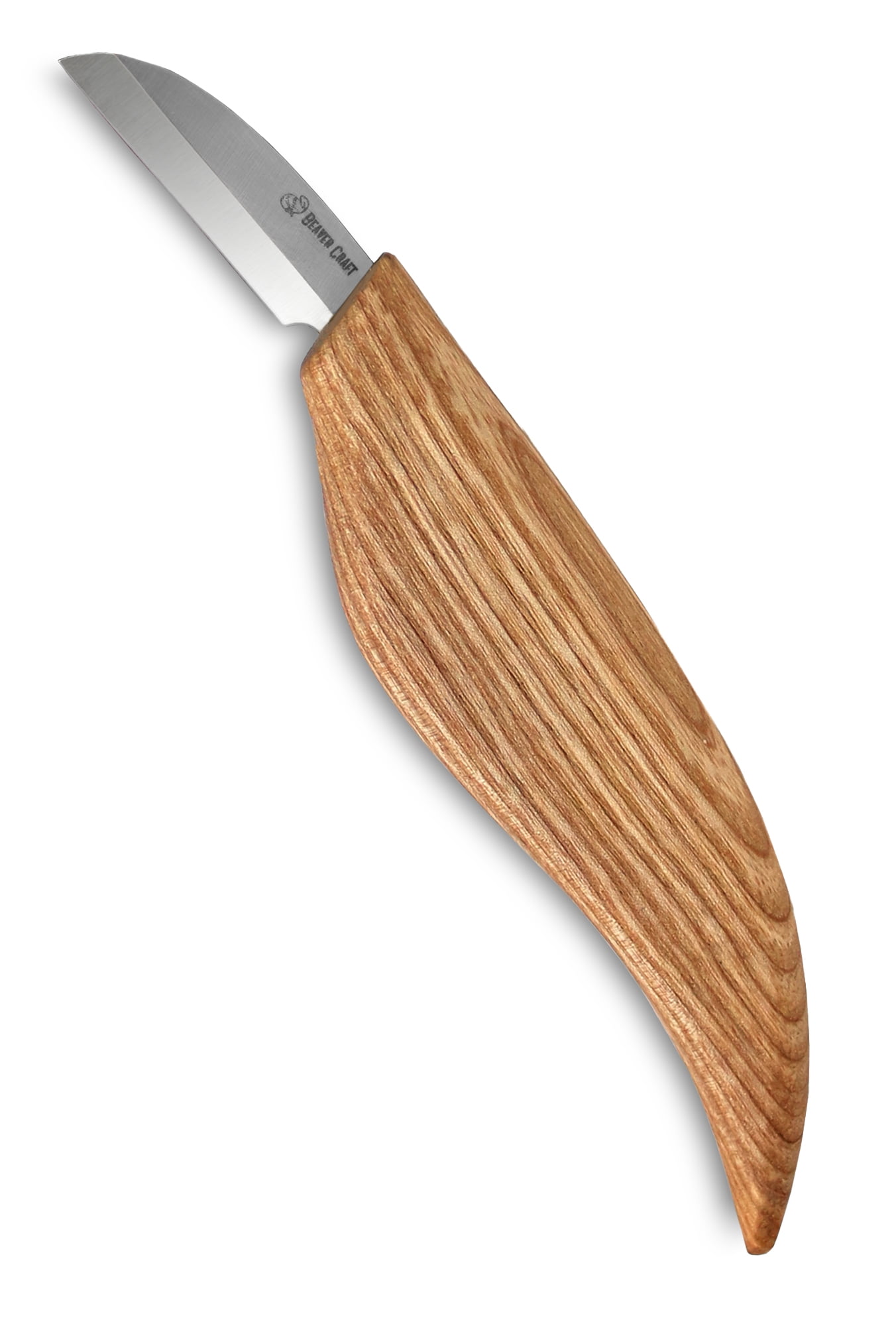 BeaverCraft Cutting Knife C2 6.5 Whittling Knife for Fine Chip Carving  Wood and General Purpose Wood Carving Knife Bench Detail Carving Knife  Carbon Steel and Whittling for Beginners 