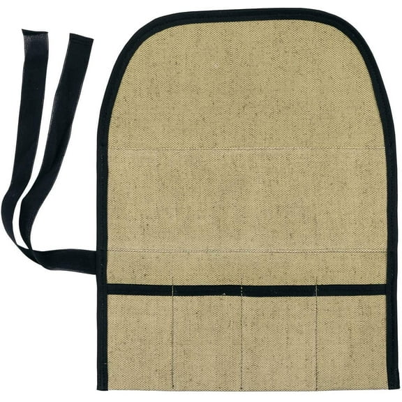 BeaverCraft, TR4 Rolling Small Tool up Organizer Bag 4 Pockets Wrench roll up Pouch Gear roll up Tool Pouch for Knives and chisels Storage with 4 Slots