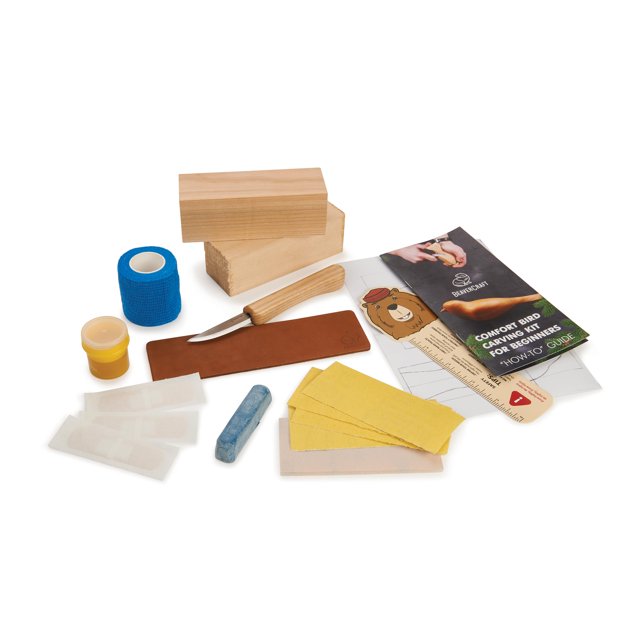 BeaverCraft, Wood Carving Kit Comfort Bird DIY Complete Starter