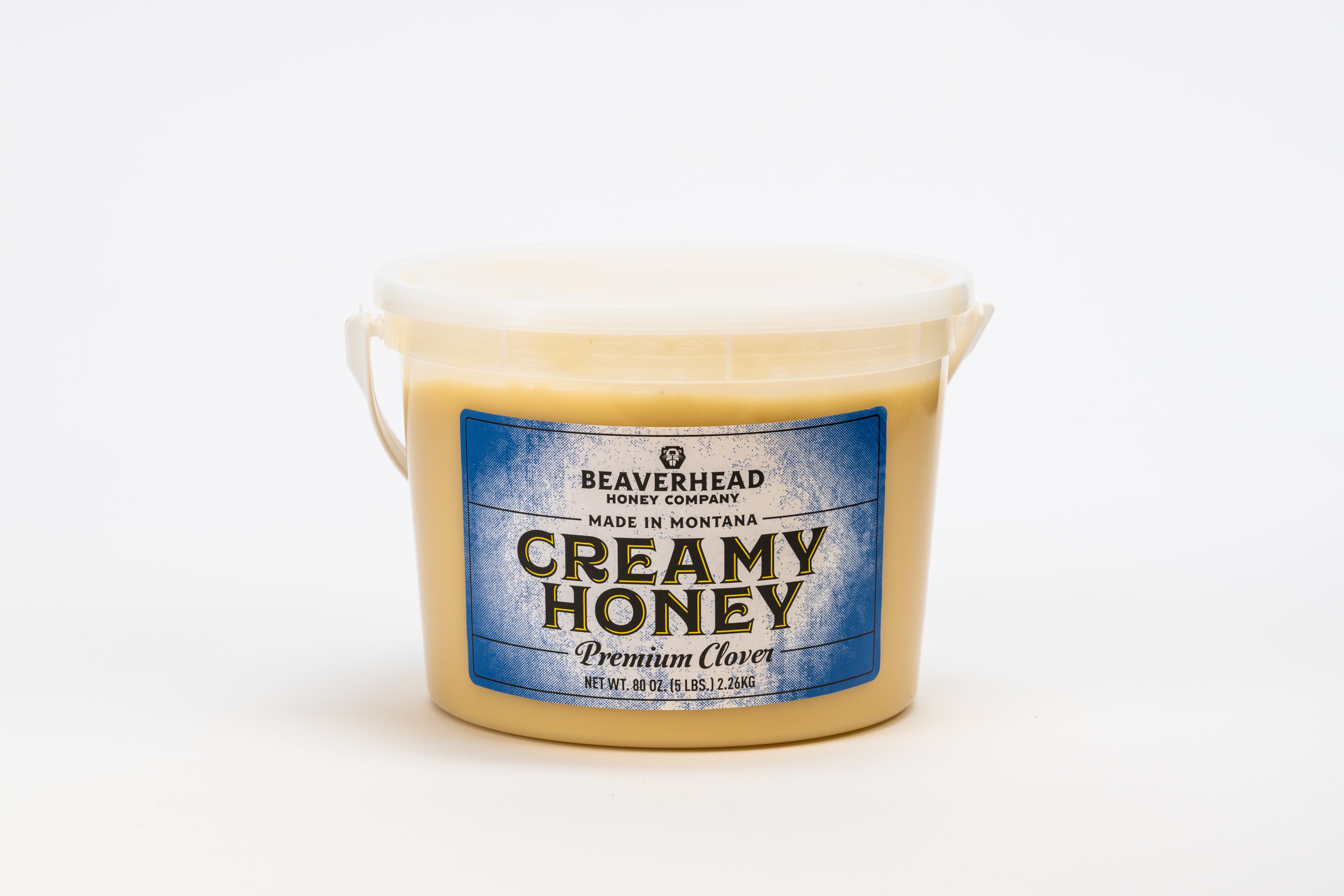 Beaverhead Creamy Clover Honey Bucket 5 lb.