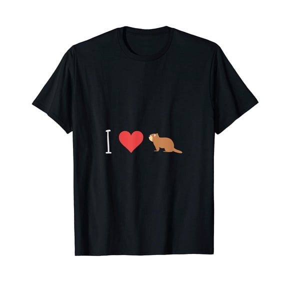 Beavers Love Wood T-Shirt for Men Women Cotton Summer Top Tee
