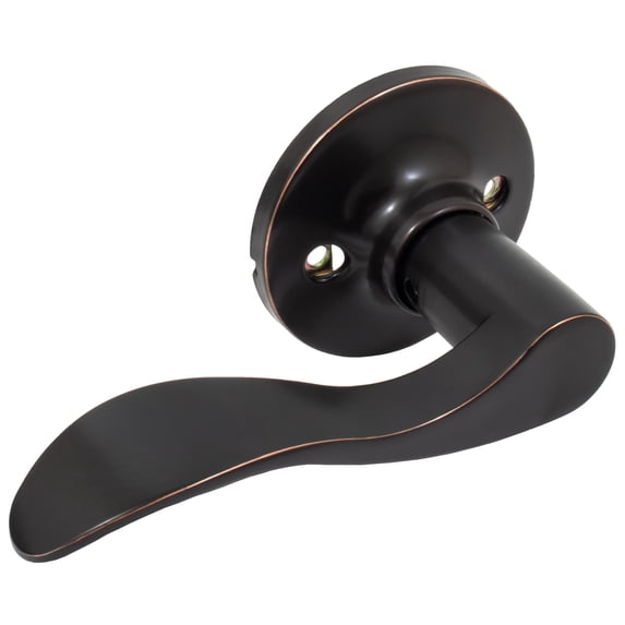 Stone Harbor Hardware Beaverton Door Lever, Dummy (Non-Turning) Function, Left-Handed, Vintage Bronze