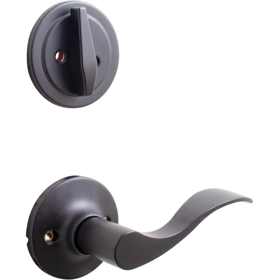 Beaverton Door Lever, Interior Handleset Trim, Left-Handed, Matte Black by Stone Harbor Hardware