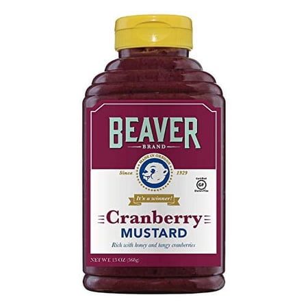 Beaver Brand Cranberry Mustard 13 oz