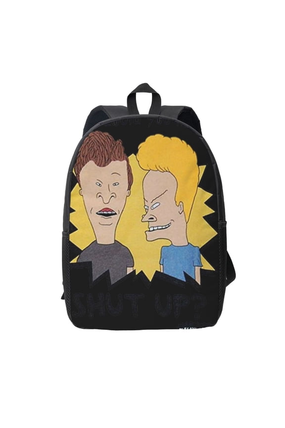 Beavis And Butthead Backpack Simple Lightweight Backpack Fashion Travel Backpack Laptop Backpack 17 Inch