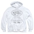 thumbnail image 1 of Beavis And Butthead Couch Logo Unisex Adult Pull-Over Hoodie (Medium) White, 1 of 6