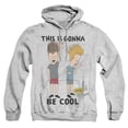 thumbnail image 1 of Beavis And Butthead Gonna Be Cool Unisex Adult Pull-Over Hoodie (Small) Athletic Heather, 1 of 6