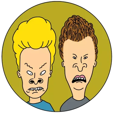 Beavis And Butthead Sticker Phone Decal Water Bottle Stickers Car Decals, Laptop Sticker