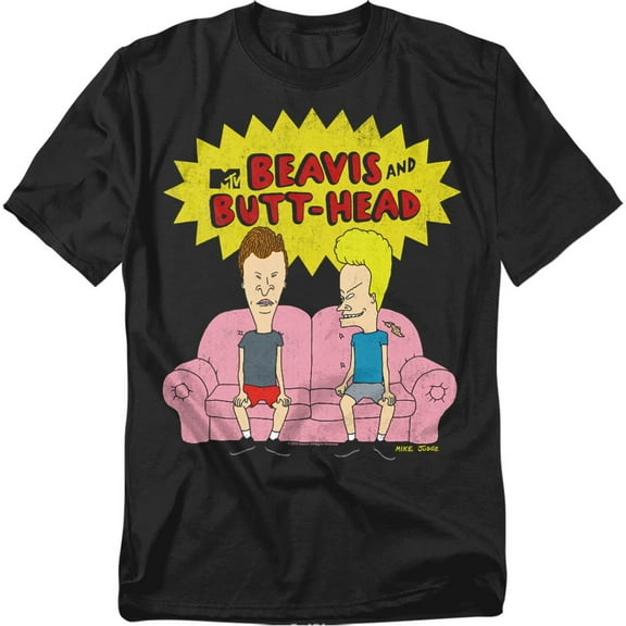 Beavis And Butthead T-Shirt Couch Logo Og Unisex Graphic Tee for Men & Women