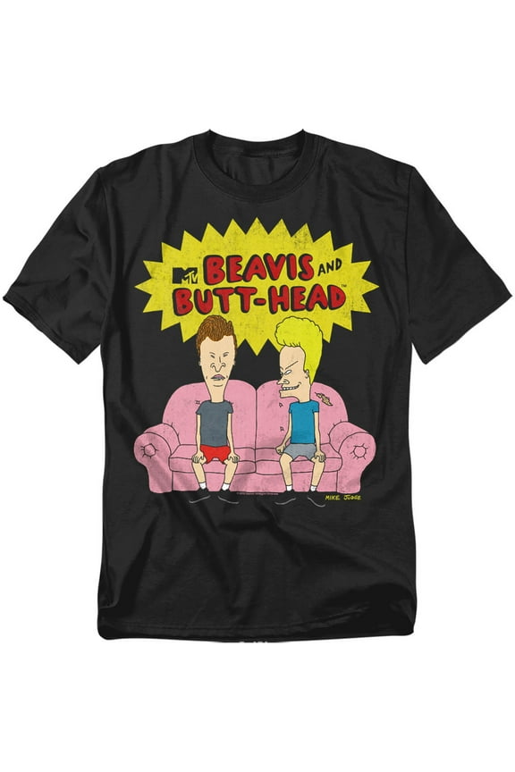 Beavis And Butthead T-Shirt Couch Logo Og Unisex Graphic Tee for Men & Women