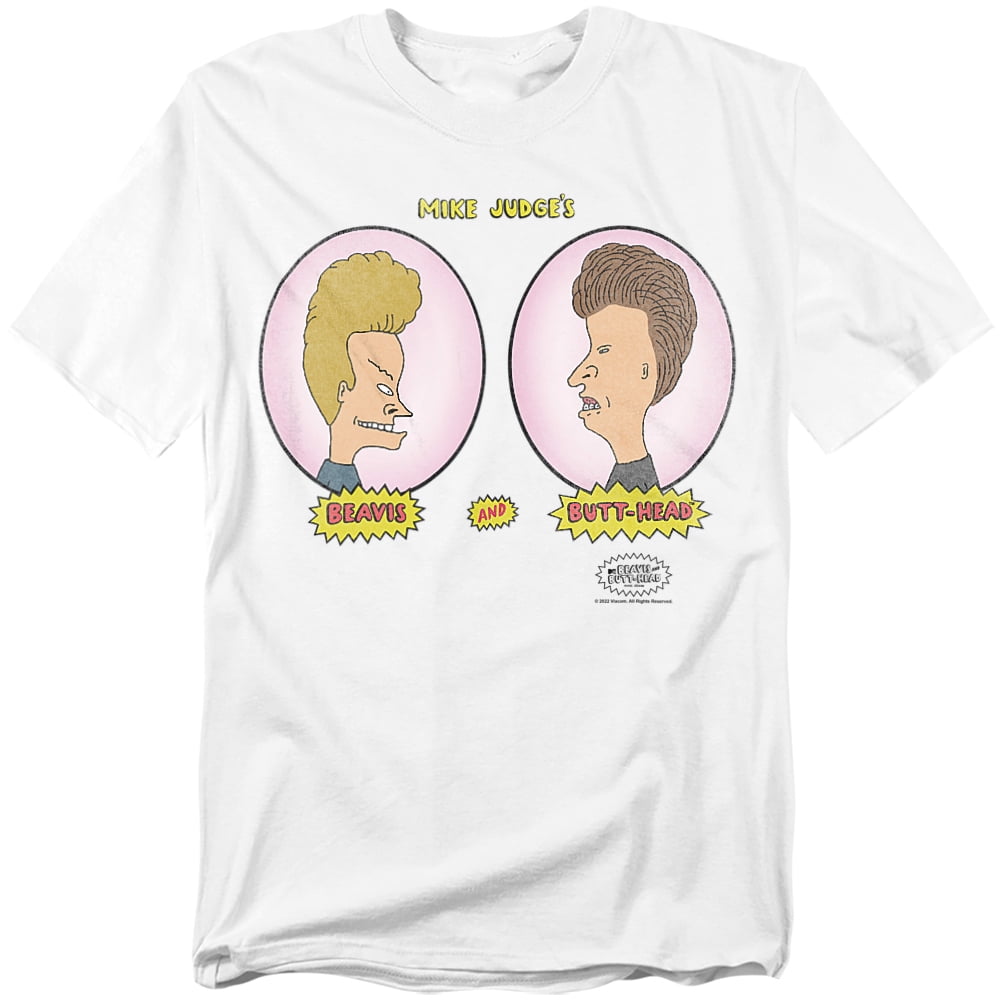 BEAVIS AND BUTTHEAD NERDY BY NATURE Tシャツ Beavis and Butthead Nurdy By Nature Adult T-Shirt - Walmart.com