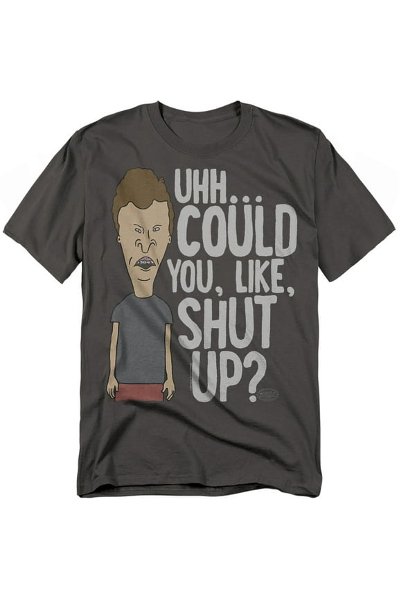 Beavis And Butthead T-Shirt Mtv Could You Like Shut Up? Unisex Graphic Tee for Men & Women