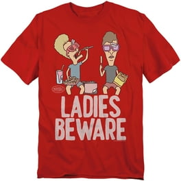 BEAVIS AND BUTTHEAD NERDY BY NATURE Tシャツ Amazon.com: Men's Beavis and Butt-Head Nerd Glasses T-Shirt