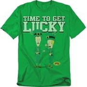 Beavis And Butthead T-Shirt St. PatrickS Day Getting Lucky Unisex Graphic Tee for Men & Women