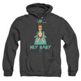 thumbnail image 1 of Beavis And Butthead Uh Hey Baby Unisex Adult Pull-Over Heather Hoodie,Black, X-Large, 1 of 1