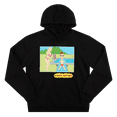 thumbnail image 1 of Beavis & Butt-Head Hey Baby Long Sleeve Black Hooded Sweatshirt-Medium, 1 of 2