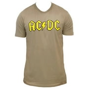 Beavis & Butthead AC/DC Logo Adult Gray T-shirt