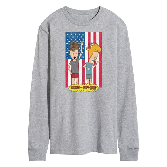 Beavis & Butthead - Americana  - Men's Long Sleeve T-Shirt