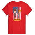 thumbnail image 1 of Beavis & Butthead - Americana - Men's Short Sleeve Graphic T-Shirt, 1 of 5