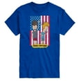 thumbnail image 1 of Beavis & Butthead - Americana - Men's Short Sleeve Graphic T-Shirt, 1 of 5