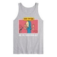 thumbnail image 1 of Beavis & Butthead - Are You Threatening Me - Men's Jersey Tank Top, 1 of 4