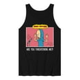 thumbnail image 1 of Beavis & Butthead - Are You Threatening Me - Men's Jersey Tank Top, 1 of 5