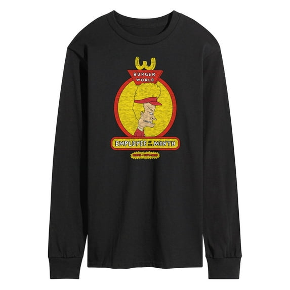 Beavis & Butthead - Employee Of The Month Beavis - Men's Long Sleeve T-Shirt
