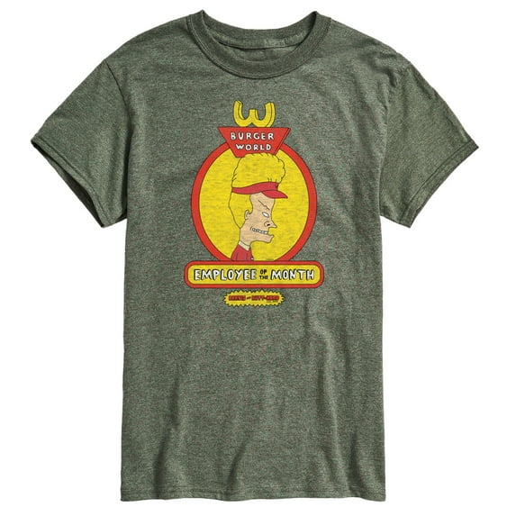 Beavis & Butthead - Employee Of The Month Beavis - Men's Short Sleeve Graphic T-Shirt