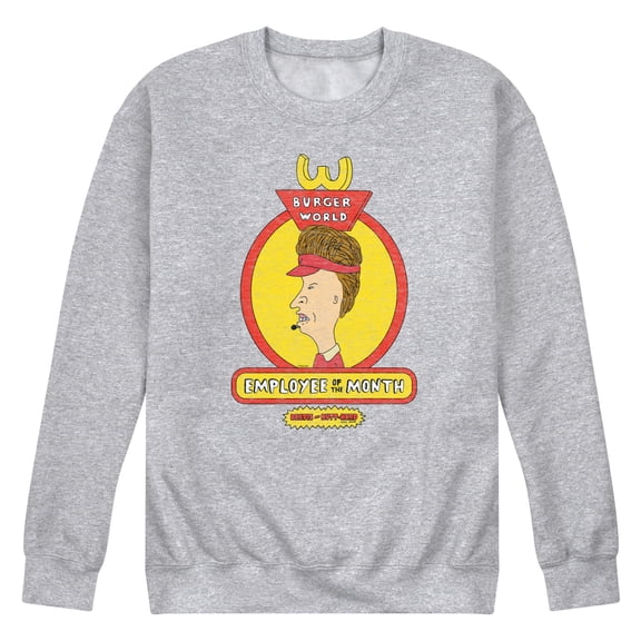 Beavis & Butthead - Employee Of The Month Butthead - Men's Crew Neck Fleece Pullover
