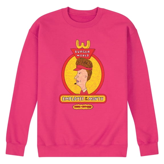 Beavis & Butthead - Employee Of The Month Butthead - Men's Crew Neck Fleece Pullover