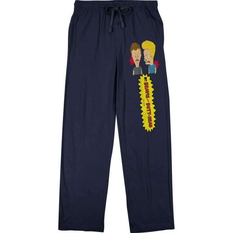 Beavis Butthead Men s Navy Sleep Pajama Pants XXL