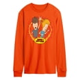 thumbnail image 1 of Beavis & Butthead - Rock Flames - Men's Long Sleeve T-Shirt, 1 of 1