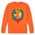 thumbnail image 1 of Beavis & Butthead - Rockin Wreath - Men's Crew Neck Fleece Pullover, 1 of 6