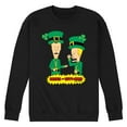 thumbnail image 1 of Beavis & Butthead - St Patricks Day - Men's Crew Neck Fleece Pullover, 1 of 5