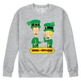 thumbnail image 1 of Beavis & Butthead - St Patricks Day - Men's Crew Neck Fleece Pullover, 1 of 5