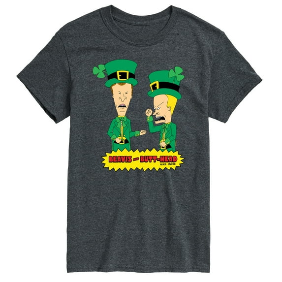 Beavis & Butthead - St Patricks Day - Men's Short Sleeve Graphic T-Shirt