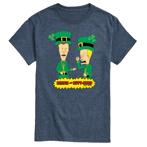 Beavis & Butthead - St Patricks Day - Men's Short Sleeve Graphic T-Shirt