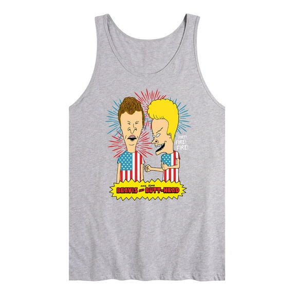 Beavis & Butthead - USA Fire - Men's Jersey Tank Top