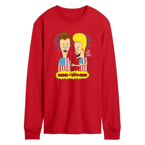 Beavis & Butthead - Men's Long Sleeve Graphic T-Shirt