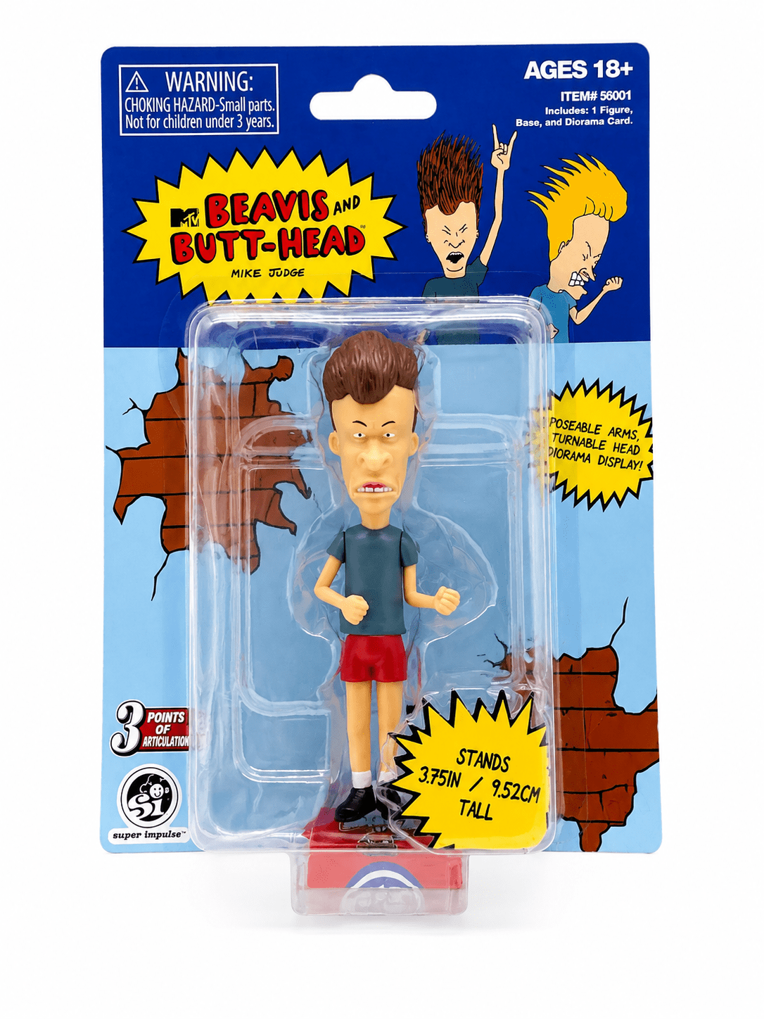 Beavis and Butt-Head Butt-Head Collectible Figure with Diorama