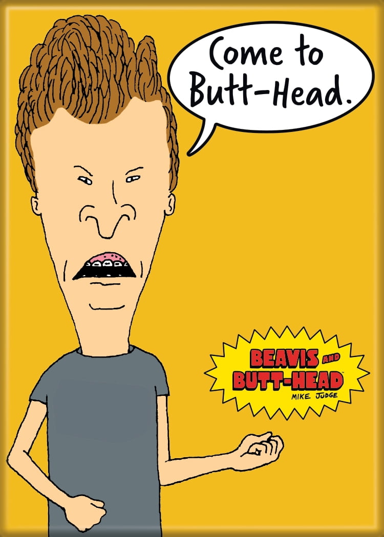 Beavis and Butt-Head Come to Butt-Head Refrigerator Magnets - Walmart.com