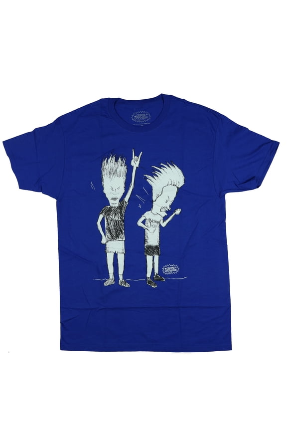 Beavis and Butt-Head Shirt Men's Rocking Out Short Sleeve Graphic Tee