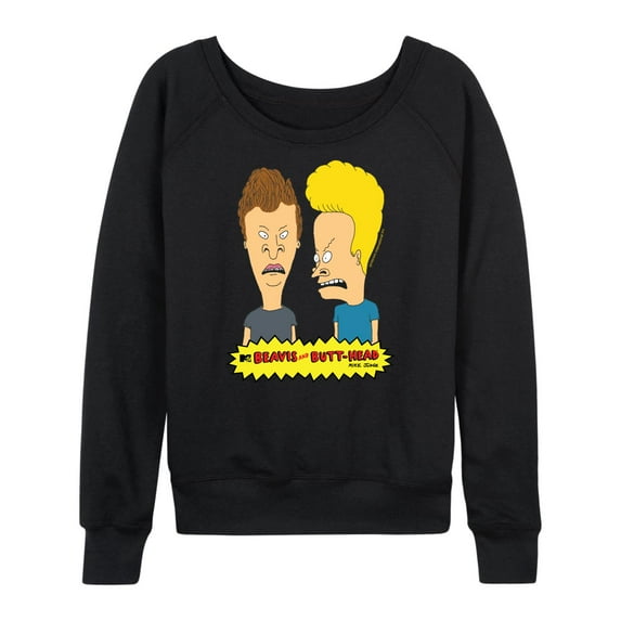 Beavis and Butthead - Beavis and Butthead Designs - Women's Lightweight French Terry Long Sleeve Shirt