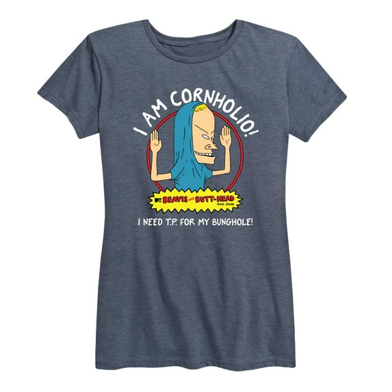 Beavis and Butthead - Beavis and Butthead Designs - Women's Short Sleeve Graphic T-Shirt