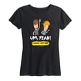 thumbnail image 1 of Beavis and Butthead - Beavis and Butthead Designs - Women's Short Sleeve Graphic T-Shirt, 1 of 4